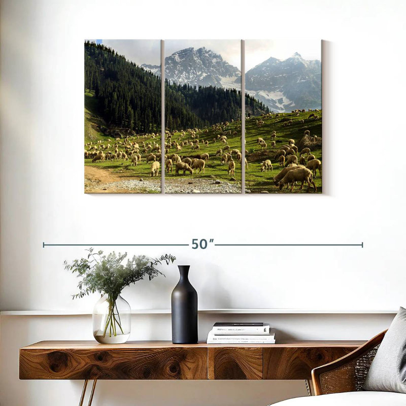Brampt Kashmir Valley Sheep, 24" H x 38" W