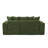 2-In-1 Convertible Sleeper Couch,Modern Sofa , Floor Folding Couch,Corduroy ,5 Pillows,Side Pocket, Cup Holders,Apartment, Home Office, No Assembly,3 Seat,Green-910879785