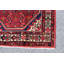 Tapis rouge bohème rétro fait à la main 4 x 6