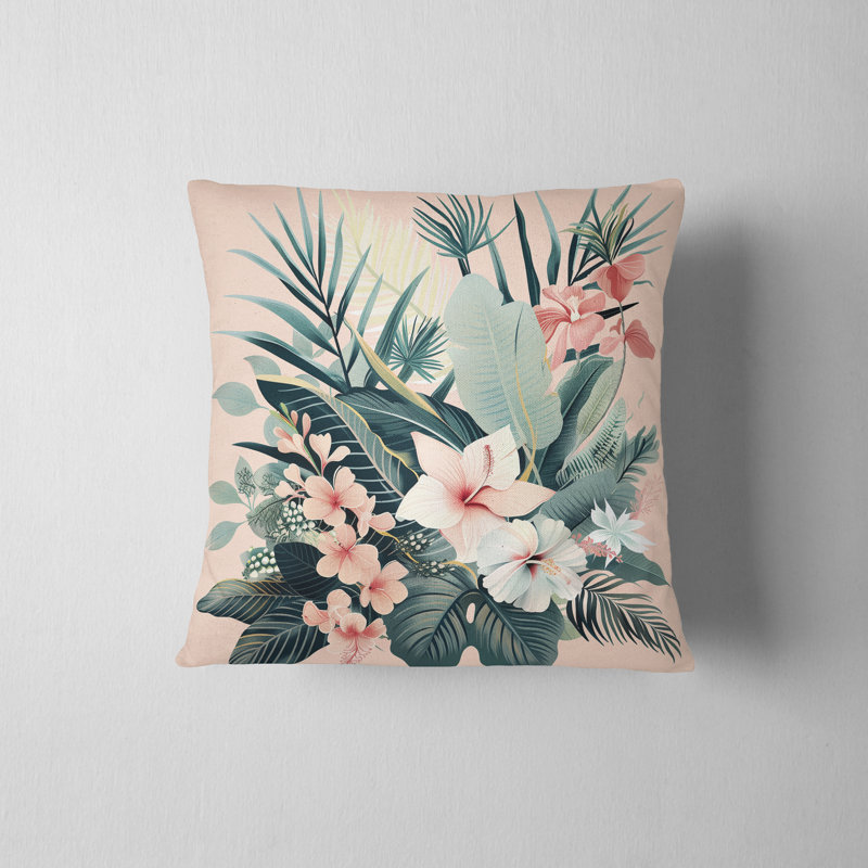 Housse de coussin Suri Jungle, H 16 po x l 16 po