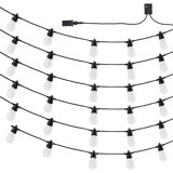 100FT RGB Outdoor String Lights Waterproof Patio Lights with APP Control