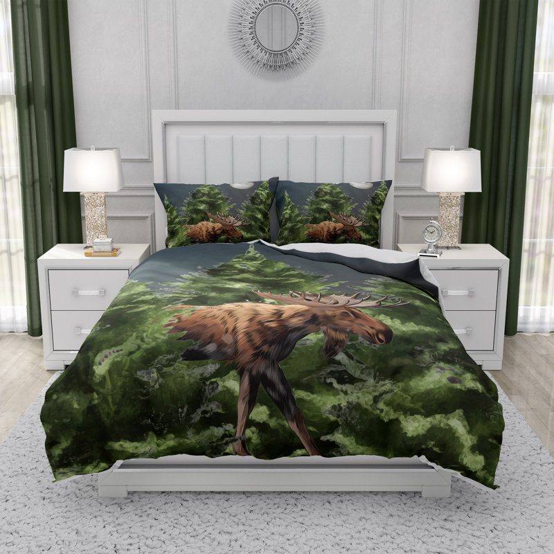 Cabin Duvet Cover, King Duvet Cover + 2 King Shams