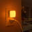 2 Pack Amber Mini Square Plug In Night Light With Light Sensor