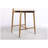Counter Height Bar Stools Set of 2, Upholstered Modern Barstools with Metal Legs for Kitchen Island Dining Room, Beige Linen Kitchen Counter Stools