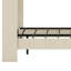 Lit plateforme minimaliste avec station de charge et structure robuste-550829455