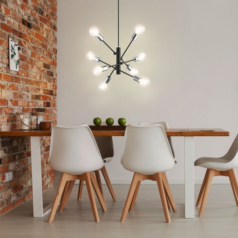 Luminaire suspendu unique à 8 lumières Luc