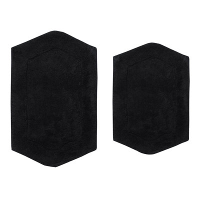 Morissette 2 Pcs Bath Rug Set (17"x24", 21"x34")