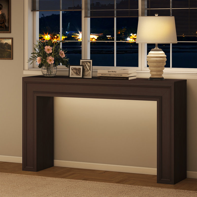 Console 55 po, Marron foncé