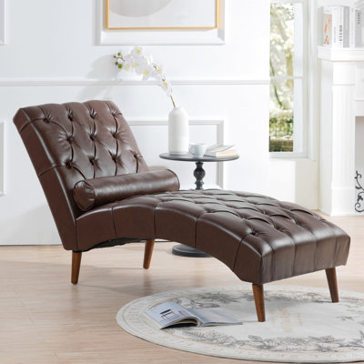 Chaise longue rembourrée