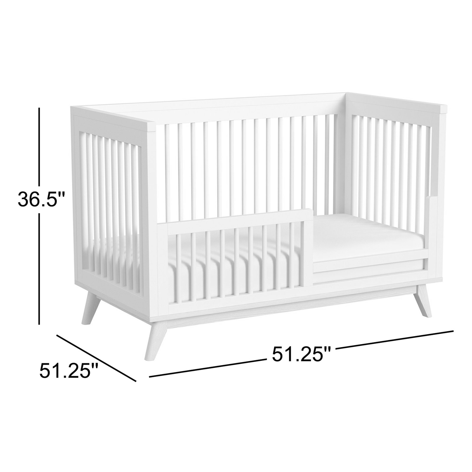 Gemi 2 -in-1 Convertible Crib