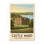 Castle Ward, Northern Ireland - Romantic Lakeside Castle Travel Poster. Giclee Print on Wrapped Canvas. Wall Art, Home Decor - Castles & Palaces, Northern Ireland-1452318996