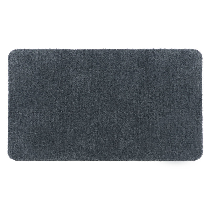 Non-Slip Bath Rug, Dark Grey, 60 x 100cm