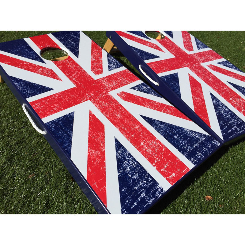 Ensemble de cornhole 10 pièces uk british flag