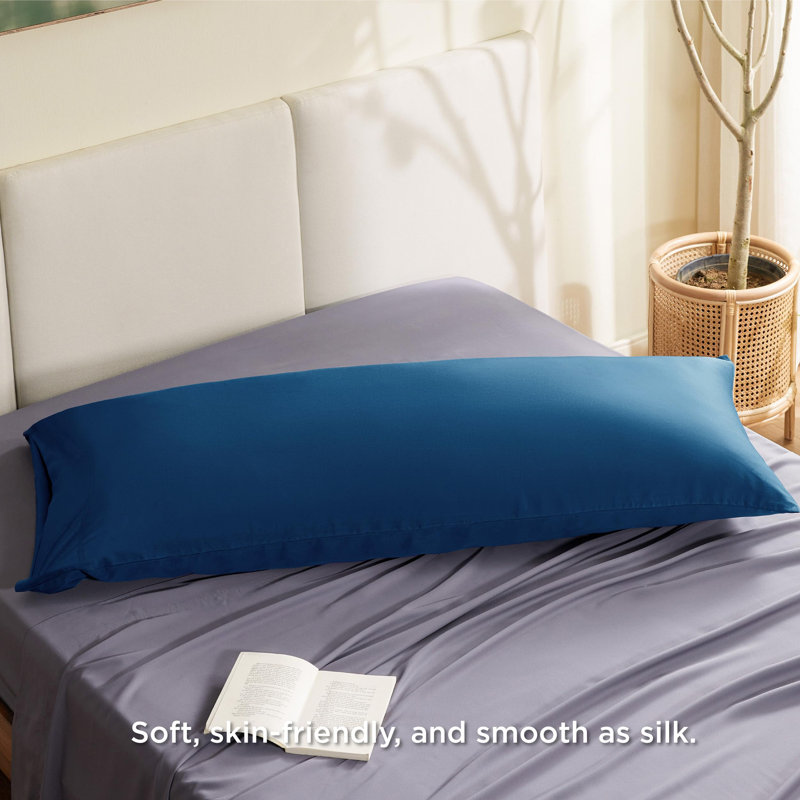 Rayon from Bamboo Pillowcase with Envelope Closure, Teal, Body Pillowcase