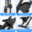 Stair Stepper for Home - Foldable Vertical Climber Workout Machine with Adjustable Handlebar and LCD Monitor, Full-Body Cardio Exercise Equipment in Black and Blue