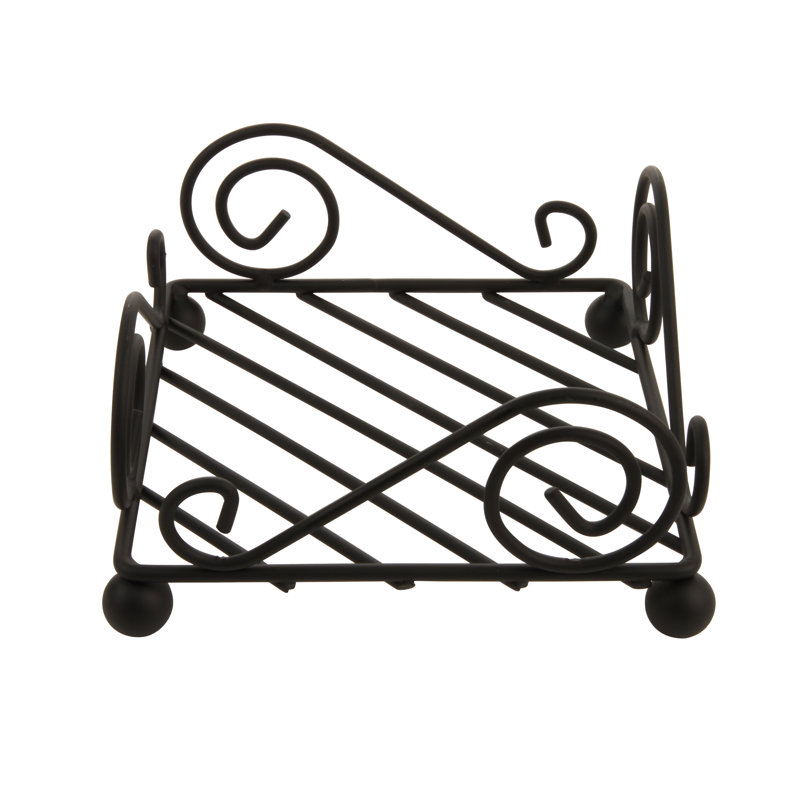 Porte-serviettes de table Jessica, Noir