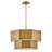 Facet Seven-Light Convertible Hexagonal Two-Tier Chandelier-94487039-94487038