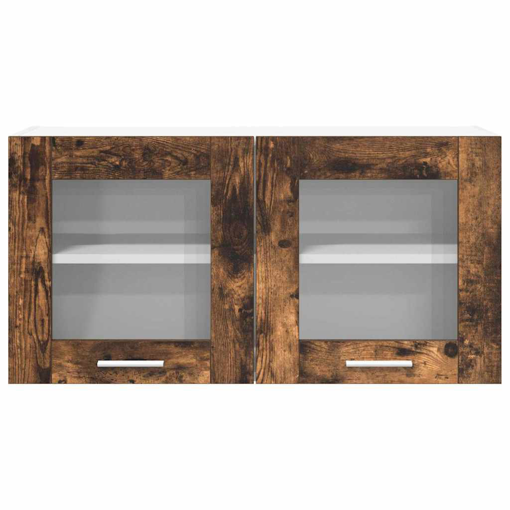 Vidaxl Hanging Cabinet Riga Grey Sonoma And White 80 X 31 X 40 Cm
