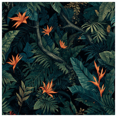 Édredon Tropical Jungle Leaves