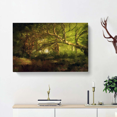 Mystical Forest - Wrapped Canvas Painting