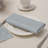 Poly Cotton Square Cloth Napkins Chambray Fabric-1126278224