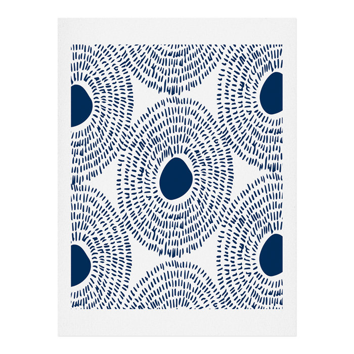 «Circles in Blue», impression, H 10 po x l 8 po