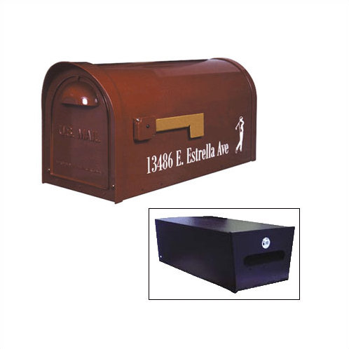 Boîte Aux Lettres Postée Sur Trottoir Classic