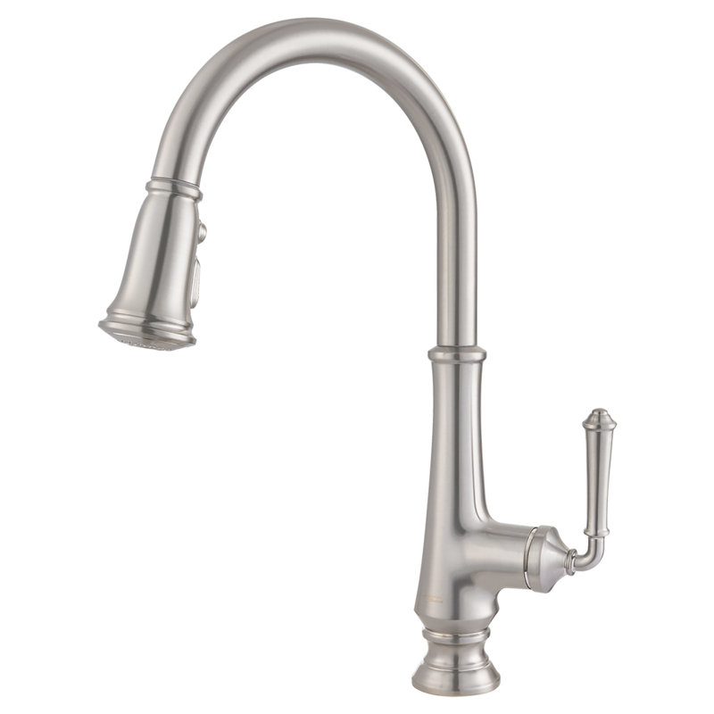 American Standard Delancey Pull Down Kitchen Faucet, Stainless Steel
