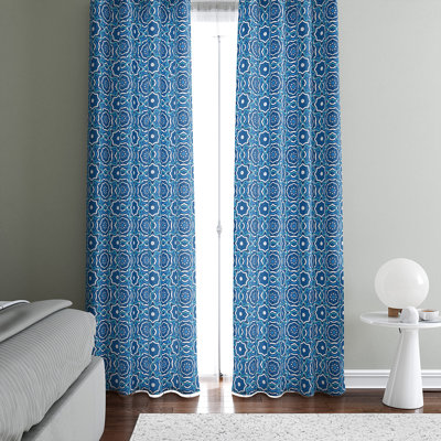 Semi Sheer Curtain Pair