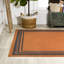 Tapis orange / gris foncé Hastin-628404230