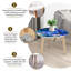 Ensemble de 2 tables basses gigognes Triangle