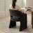 19" Seat Height Upholstered Chenille Dining Armchair-546035390