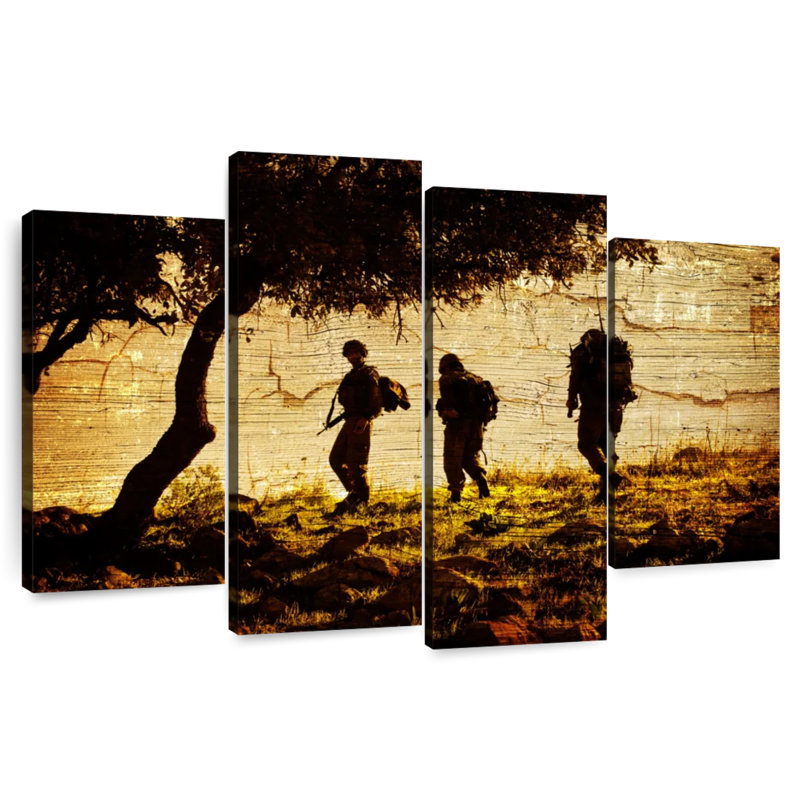 Military Troop, 22'' H x 36'' W