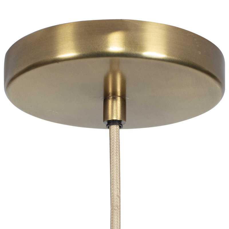 Luminaire suspendu en laiton tissé 1 lumière Murmur