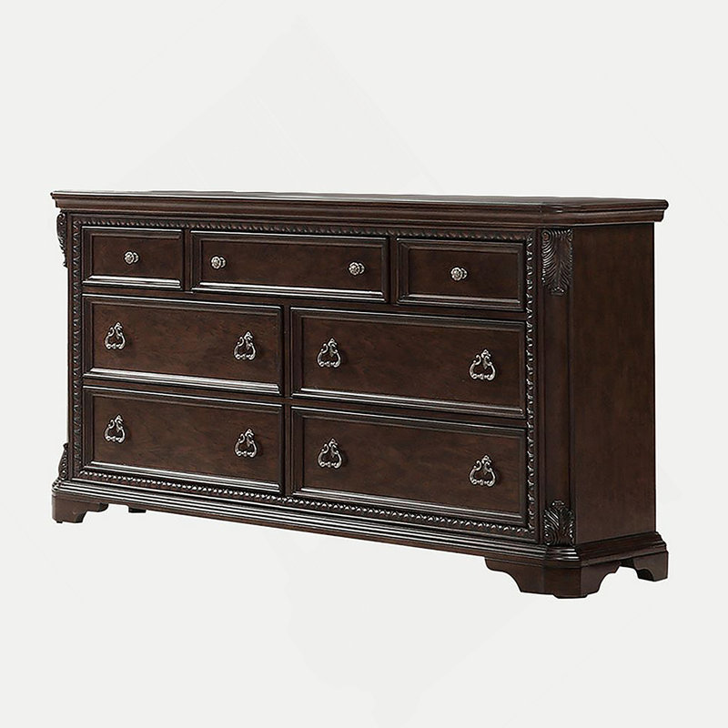 Commode 7 tiroirs en acajou