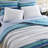 Alex Aqua/Blue Reversible 2 Piece Duvet Cover Set-635298047