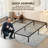 Heavy Duty Metal Bed Frame with Under Bed Storage, Sturdy Steel Slat Support, No Box Spring Needed, Platform Bed Frame for Queen, King, Full, Twin, 300lbs Capacity-1933413216