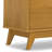 Lennon 72"W Solid Wood Mid-Century Modern Low TV Stand for TVs up to 80" with 2 Sliding Doors and Adjustable Shelf-109702814