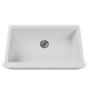 Évier de cuisine à tablier de ferme avec accessoires Titan