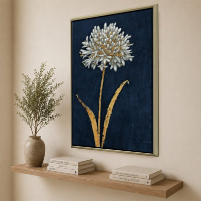 «Shimmering Summer I Indigo» par James Wiens - impression sur toile