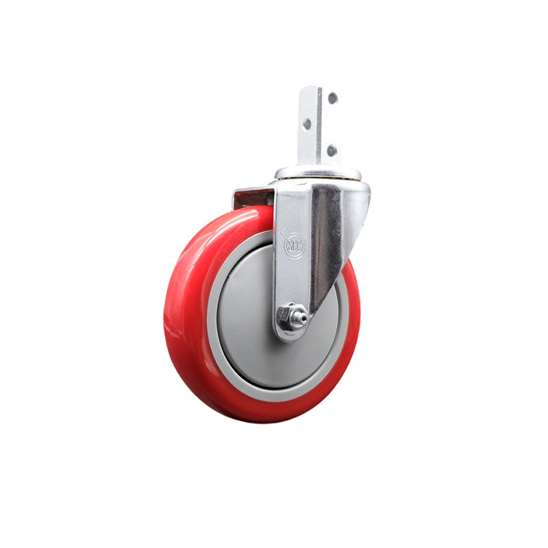 Polyurethane Caster, Red