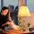 Dimson Wood USB Table Lamp