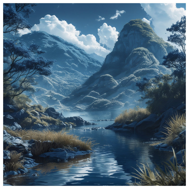 Couvertures Mountain River, L 50 po x H 60 po
