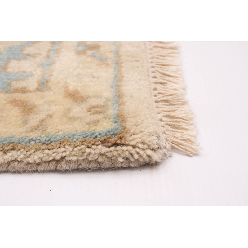 One-of-a-Kind 7'10" X 10'3" New Age Wool Area Rug in Ivory