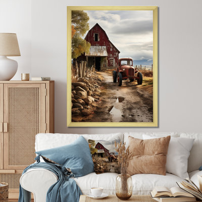 Treneice Barns Rustic Charm VII sur impression sur toile