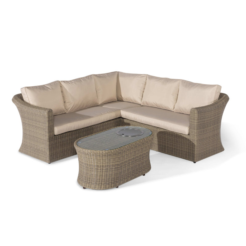 Balch 5 Seater Rattan Sofa Set