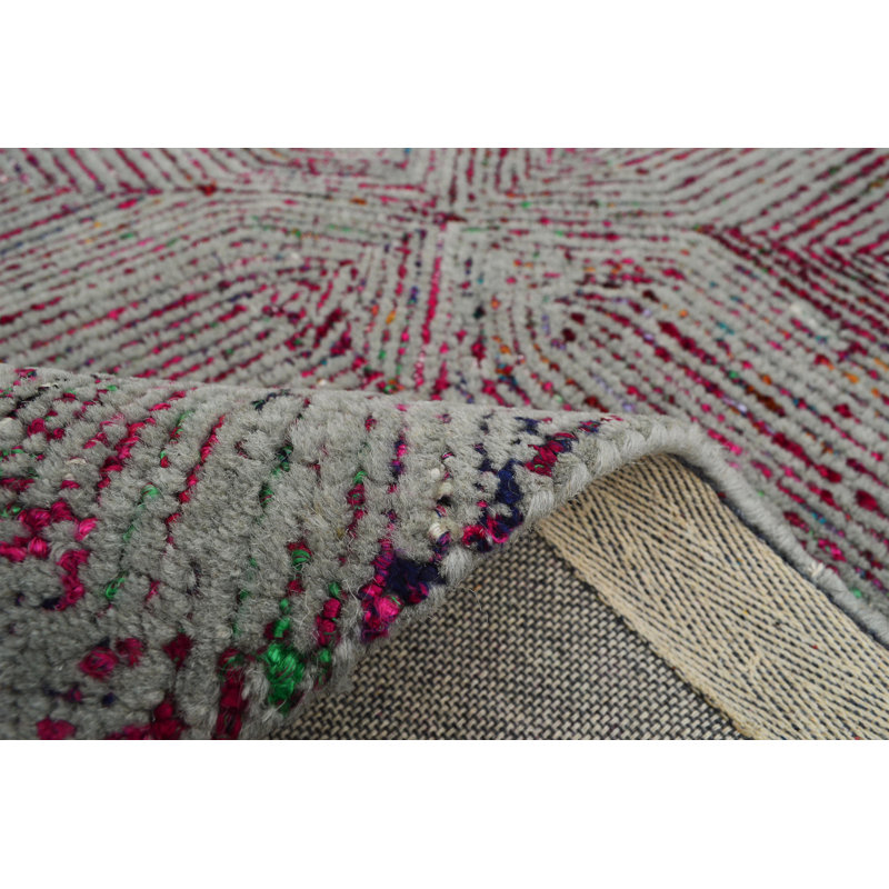 Choco Abstract Wool Hand Woven Area Rug, Rectangle 153 x 244cm