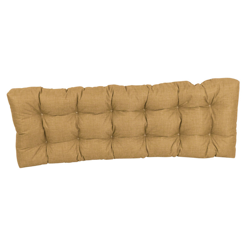 Outdoor 5'' Bench Seat Cushion, Wheat, 51" W x 19" D