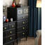 Commode d'appoint multifonctionnelle en bois de hêtre de style français