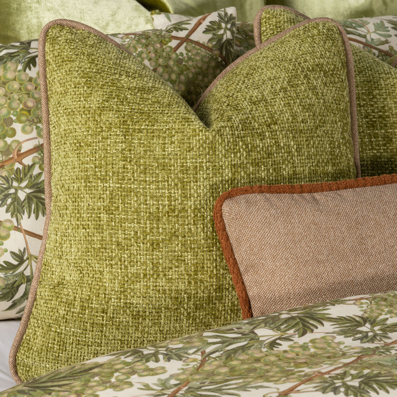 Grapevine Print Duvet Cover and Insert Set, California King Duvet Cover + 5 Shams + 3 Pillows